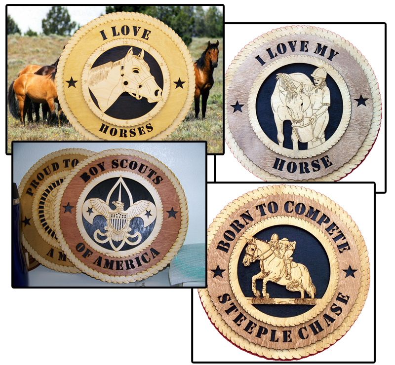 <strong>Wood Engraved Medallions</strong>